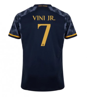 Lacne Muži Futbalové dres Real Madrid Vinicius Junior #7 2023-24 Krátky Rukáv - Preč